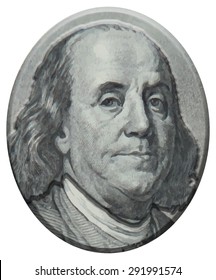 Benjamin Franklin 3D portrait