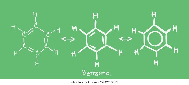 Benzene Structure, A Type Of Hydrocarbon Compound, Aromatic Hydrocarbon Compound, Chemical