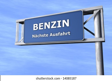 Benzin - NÃ¤chste Ausfahrt