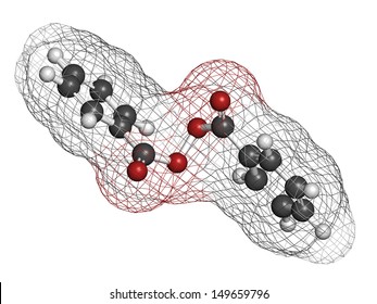 Benzoyl Peroxide Acne Treatment Drug, Chemical Structure. Also Used To Dye Hair And Whiten Teeth (bleaching). Atoms Are Represented As Spheres With Conventional Color Coding: Hydrogen (white), Etc