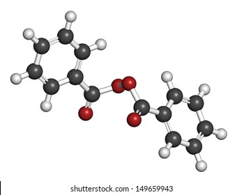 Benzoyl Peroxide Acne Treatment Drug, Chemical Structure. Also Used To Dye Hair And Whiten Teeth (bleaching). Atoms Are Represented As Spheres With Conventional Color Coding: Hydrogen (white), Etc