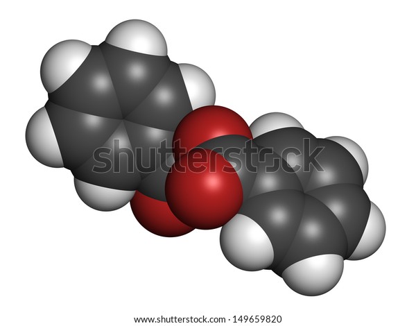 Benzoyl Peroxide Acne Treatment Drug Chemical Stock Illustration