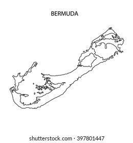 Bermuda Map Outline