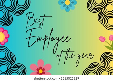 Best employee of the year certificated badge, vector illustration. - Powered by Shutterstock