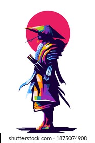 The Best Japanese Samurai In Popart Style