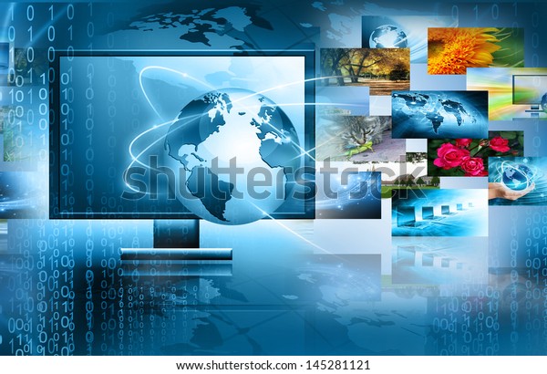 Best television and internet production
technology concept