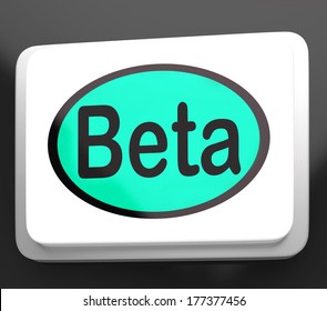 Beta Button Showing Development Or Demo Version