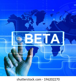Beta Map Displaying an International Trial or Demo Version