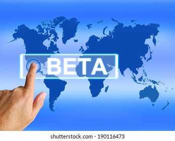 Beta Map Referring to an Internet Trial or Demo Version