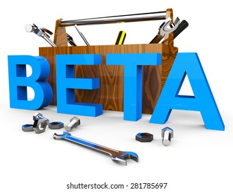 Beta Software Representing Download Testing And Version