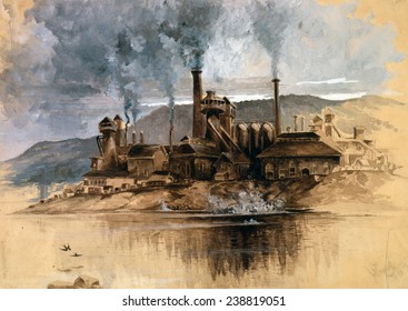 Bethlehem Steel Works, Bethlehem, PA. 1881