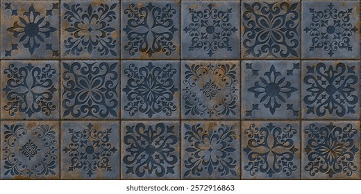 a beutiful decor with defarent shape with brown colour touchup.
