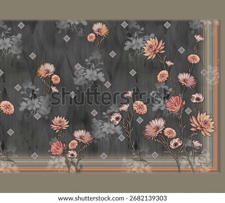 Beutiful flower and texture and design 