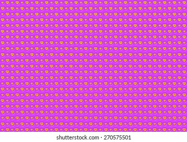 Bevel Dot Heart On Pink Background 2