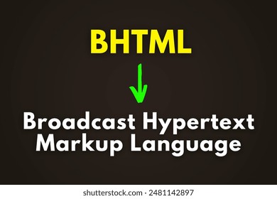 BHTML Meaning, Broadcast Hypertext Markup Language