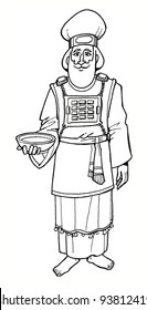 Bible Hero Aaron Israel Pontiff And High Priest With The Blood Of The Sin Offering In The Sanctuary Children's Illustration