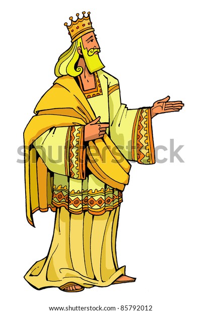 Bible Hero Wise King Solomon Israel Stock Illustration 85792012