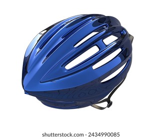 Bicycle helmet isolated on background. 3d rendering - illustration