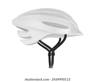 Bicycle helmet isolated on background. 3d rendering - illustration