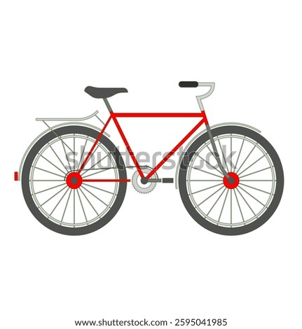 Bicycle icon. Flat illustration of bicycle vector icon
