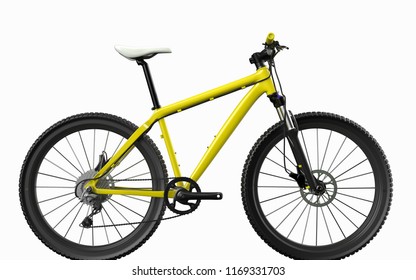 Bicycle on background. Bike.3D rendering. - Shutterstock ID 1169331703