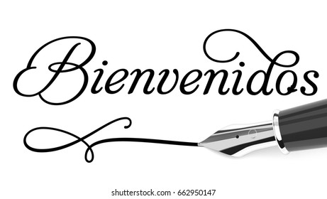 Bienvenidos 3d Illustration Stock Illustration 662950147 | Shutterstock