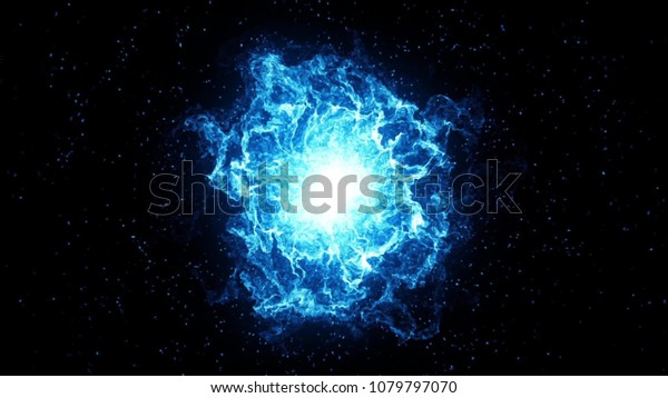 Big bang, big explosion\
in the space.