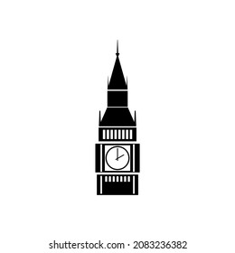 Big Ben Icon Isolated On White Background