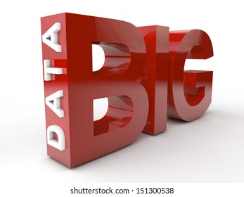 Big Data in red and white letters.