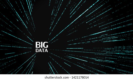 big data technology abstract background