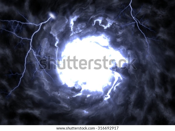 Big  eye of the\
storm