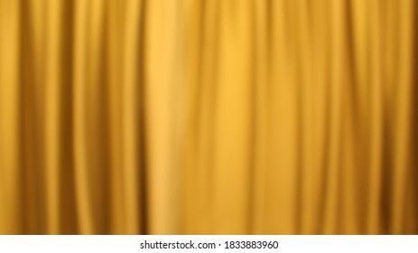 Big Golden Stage Curtain Wave Pattern Stock Illustration 1834057831