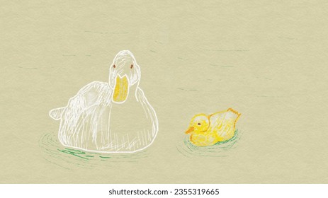 Big mother white duck