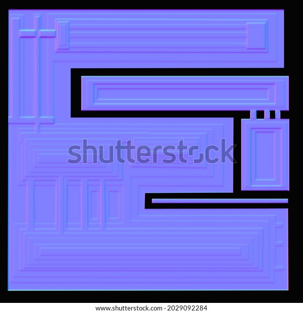 Big Normal Map 3d Illustration Wallpaper Stock Illustration 2029092284 ...