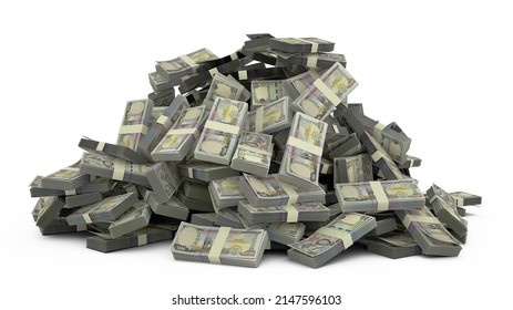 Big Pile Nepalese Rupee Notes Money Stock Illustration 2147596103 ...