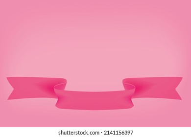 A big pink bow on a pink background.