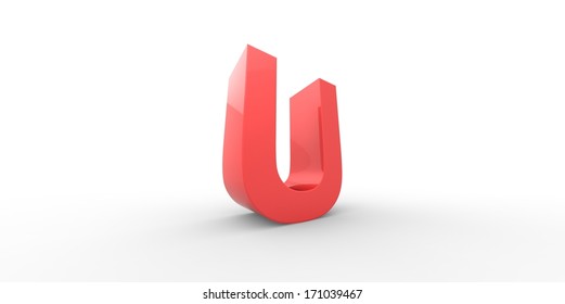 Big Red Letter On White Background Stock Illustration 171039467 ...