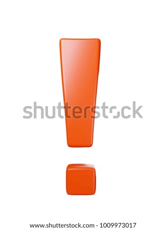 Big Red Plastic Exclamation Mark