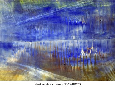 Big size, large, format A1. Abstract painting, handmade, stone, marble. Textured colorful background. Mixed media.