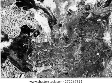 Big size, large, format A1. Abstract painting, stone, marble. Textured background. Mixed media.