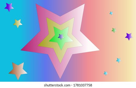 Big star texture background image
