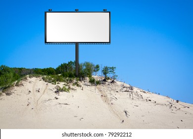 Big Tall Billboard On Sunny Beach