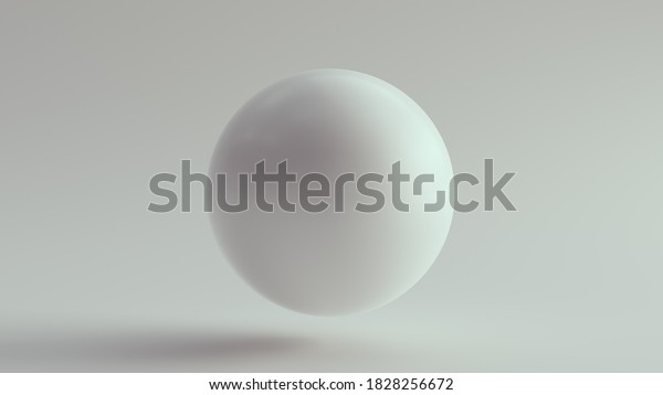 Big White 3d Sphere 3d\
illustration
