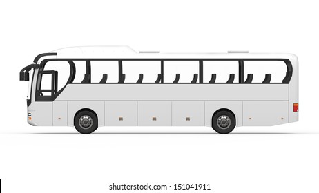 Big White Tour Bus