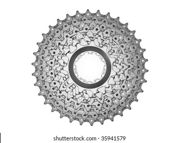 Bike Cassette Top View