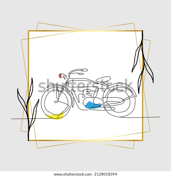Bike Line art Illustration\
design
