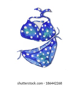 Bikini, Watercolor