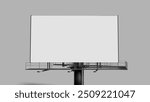 Billboard Isolated on White Background