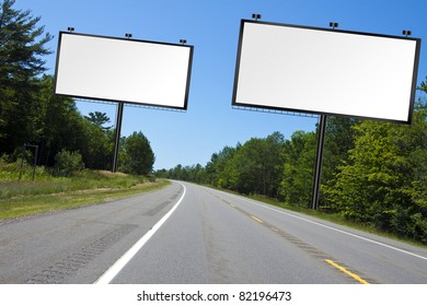 Billboard On Country Road Stock Illustration 82196473 | Shutterstock