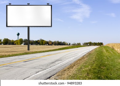 Billboard On Country Road